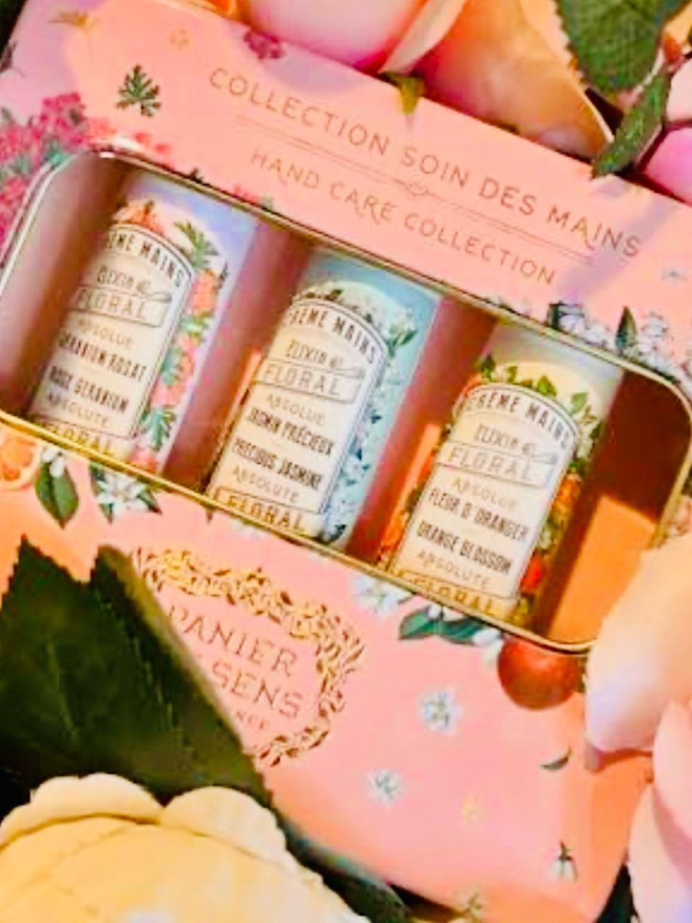 Panier des Sens Creme Mains - 🆕 Floral print tin